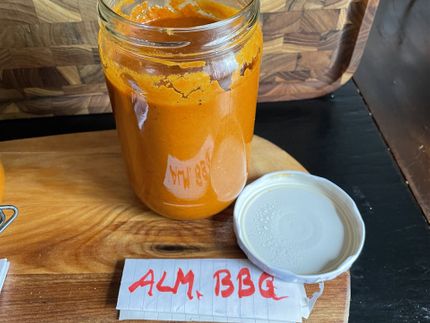 Her som alm. barbecue sauce.