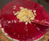 Hytt ala mande cheesecake
